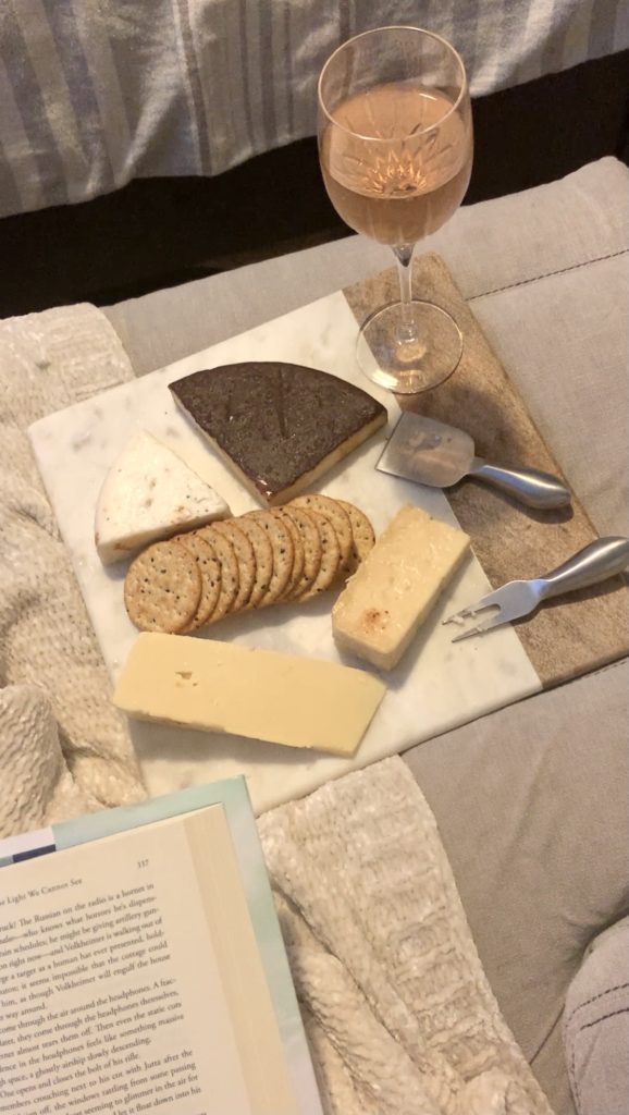 cheeseboard for date night in